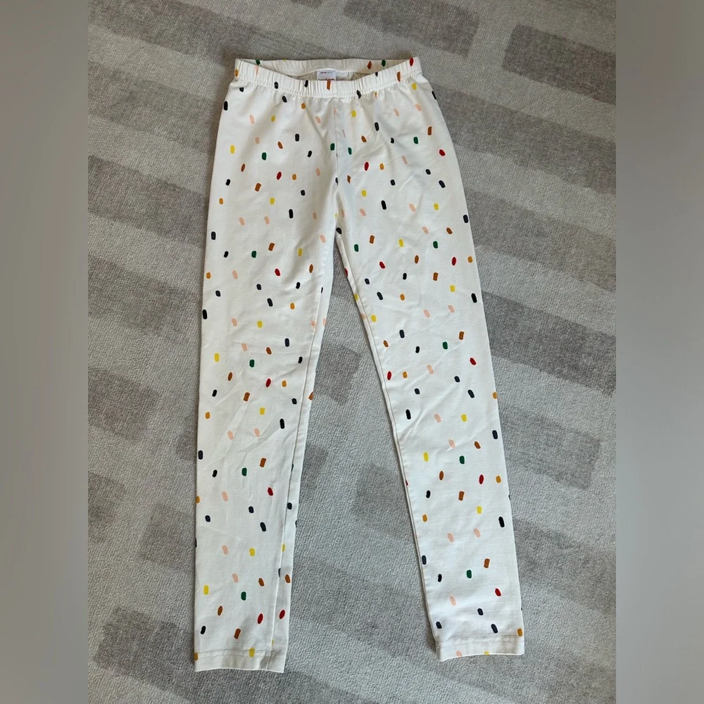 Hanna Andersson Bundle- Three Pairs of Leggings Strawberry, Stars, Dots Sz 12